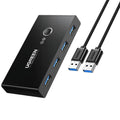 UGREEN KVM SWITCH USB 2.0 SHARING SWITCH 2 IN 4 OUT 480MB
