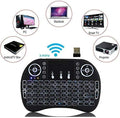 Keyboard & Remote Control for Smart TV, IPTV, PS4, PC, Pad – With Touchpad – Mini Wireless Backlit Multimedia KeyBoard 2.4GHz USB Rechargeable