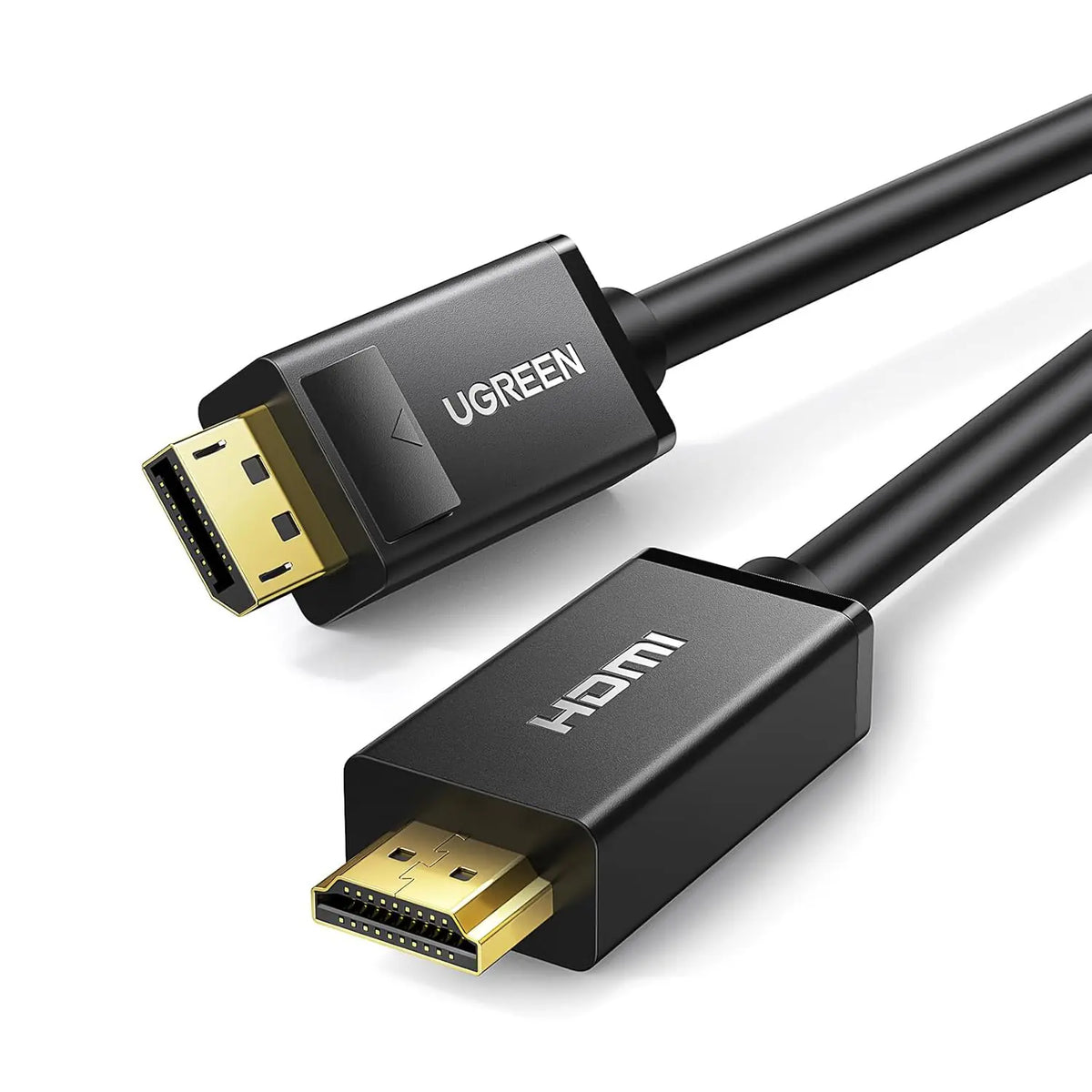 UGREEN 5M DisplayPort to HDMI Cable 4K Uni-Directional | Gold-Plated Connectors | Passive DP Male to HDMI Male | Stable Signal, Shielded, Durable PVC Build