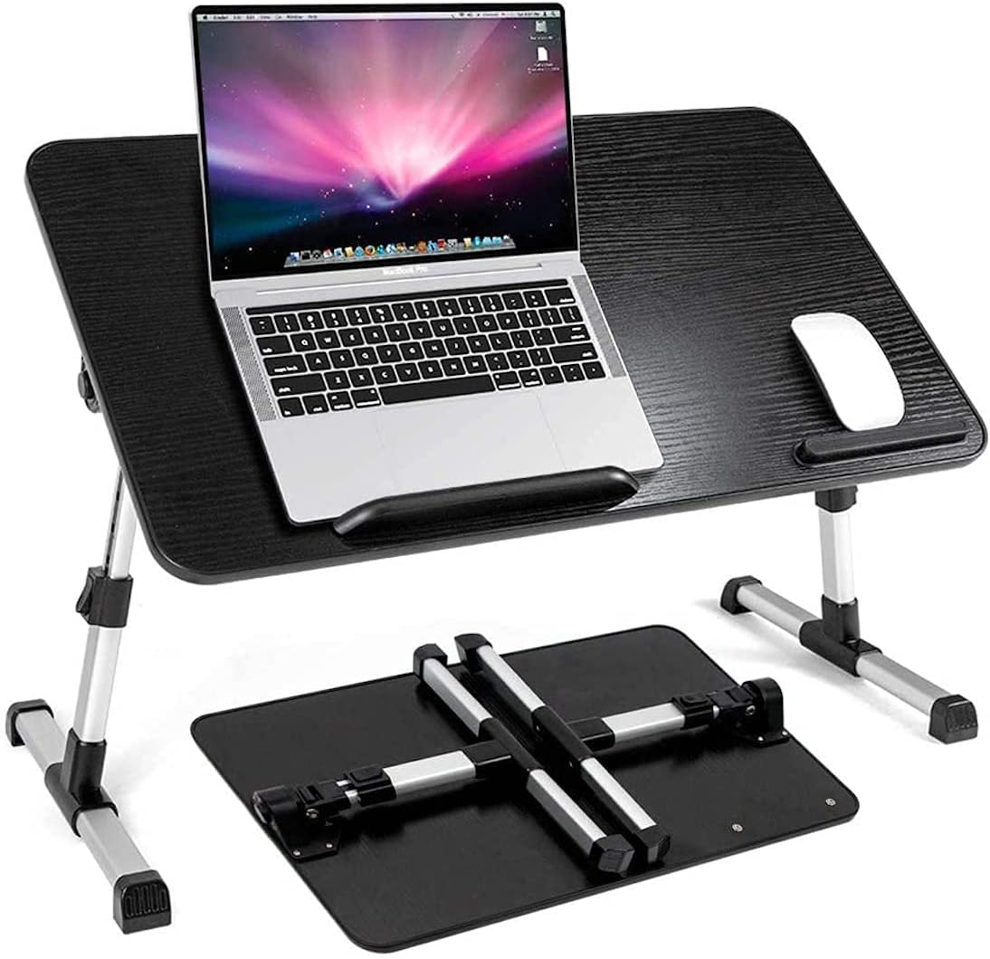Laptop Table for Bed Height and Angle Adjustable | Multi Purpose  |  Foldable Laptop Stand