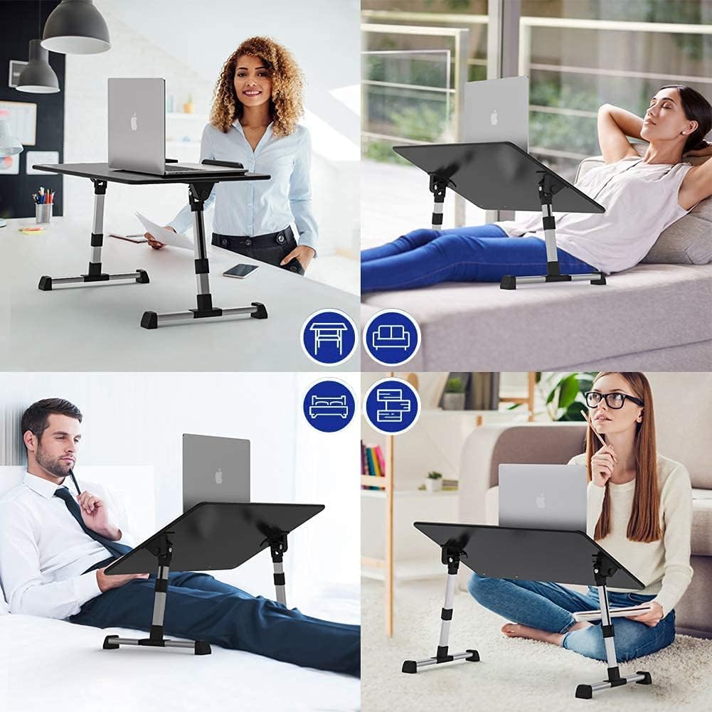 Laptop Table for Bed Height and Angle Adjustable | Multi Purpose  |  Foldable Laptop Stand