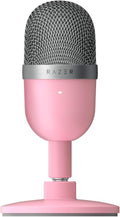Razer Seiren Mini USB Condenser Microphone for Streaming and Gaming – Quartz Pink | OPEN BOX