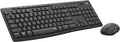 Logitech MK295 Wireless Mouse & Keyboard Combo with SilentTouch Technology, Full Numpad, Advanced Optical Tracking, Lag-Free Wireless, 90% Less Noise – Graphite (920-009801)