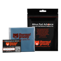 Thermal Grizzly Minus Pad Advance 100x100x0.5mm (2-Pack) – High Compressibility, Non-Conductive, Enhanced Thermal Pad for SSDs, VRM, GPU Coolers, and Electronics