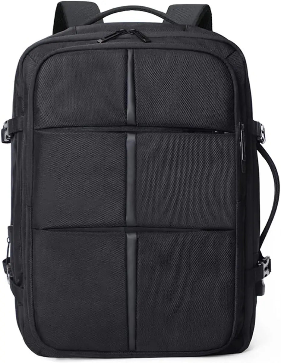 EZ W008 15.6″ Waterproof Laptop Backpack – Anti-Theft, Travel-Friendly, Breathable Back Support, Business & Commuter Bag – Black (EXP005)