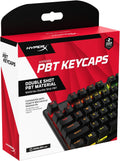 HyperX PBT Keycaps – Full Key Set, Double Shot PBT Material, English (US)/(RUSSIAN) Layout, 104 Keys – Black