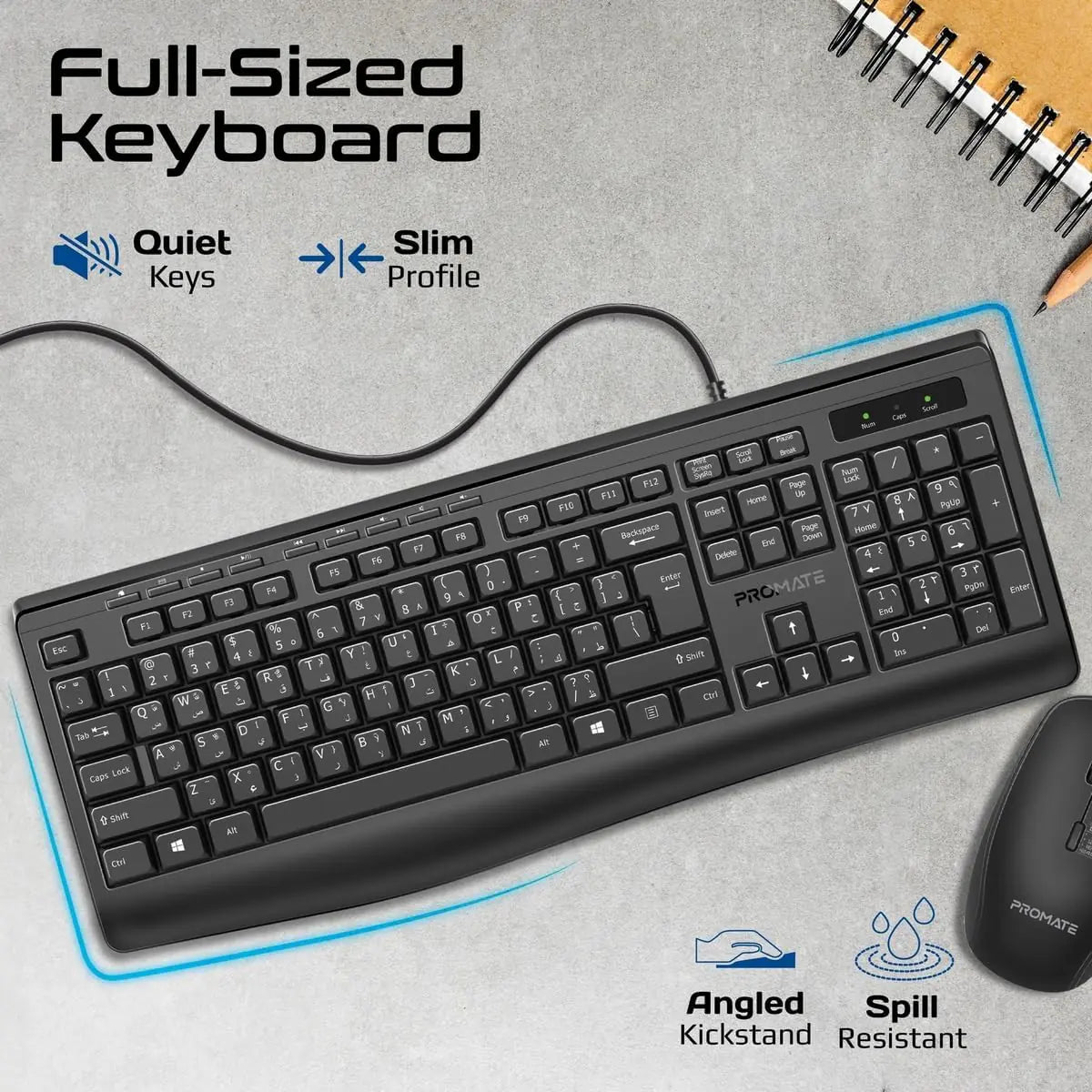 promate-wired-keyboard-and-mouse-combo-ergonomic-slim-full-size-quiet-keyboard-2400-dpi-ambidextrous