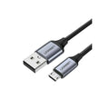 UGREEN US290 60147 USB-A To Micro-USB Cable, 1.5M, USB 2.0, 2.4A Fast Charging, Nylon Braided
