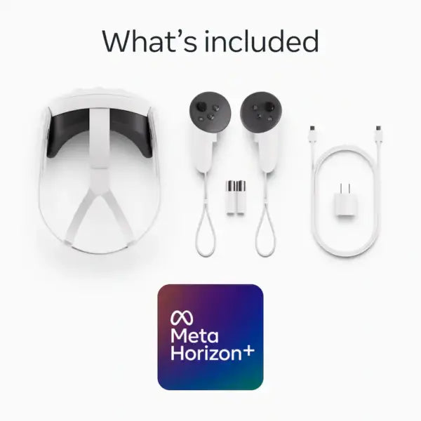 Meta Quest 3 512GB VR/MR Headset, 4K+ Infinite Display, Snapdragon XR2 Gen 2, 8GB RAM, 120Hz, Pancake Lenses, Wi‑Fi 6E & Touch Plus Controllers | 3 DAYS WARRANTY ONLY