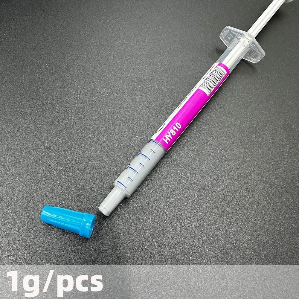 HM501 Performance Thermal Paste 1 gram , Silicone Grease: Boost Heat Transfer, Ensure Stable Temperatures, Non-Conductive & Durable for CPU/GPU/PC/PS4/Xbox/Processor | 1g 1pcs