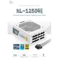 Segotep KL-1250G 1250W PSU | 80+ Gold | ATX 3.0 | Fully Modular | PCIe 5.0 | White Edition | AI Cooling | Ultra-Silent 140mm Fan | White