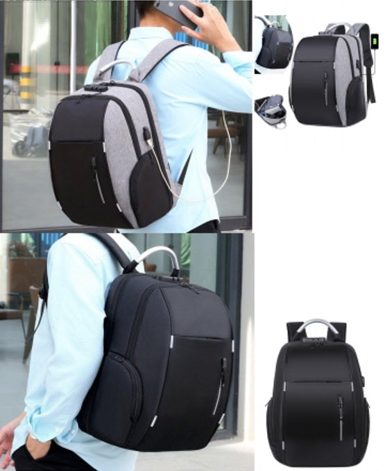 laptop-backpack-business-travel-expandable-usb-charging-port-156-waterproof-password-lock-anti-theft