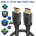 HDMI 2.1 Ultra High Speed Cable 5M – 48Gbps Bandwidth, 8K 60Hz And 4K 120Hz Gaming Support, HDR eARC VRR HDMI Cable For TVs, Gaming Consoles, PCs And Home Theater