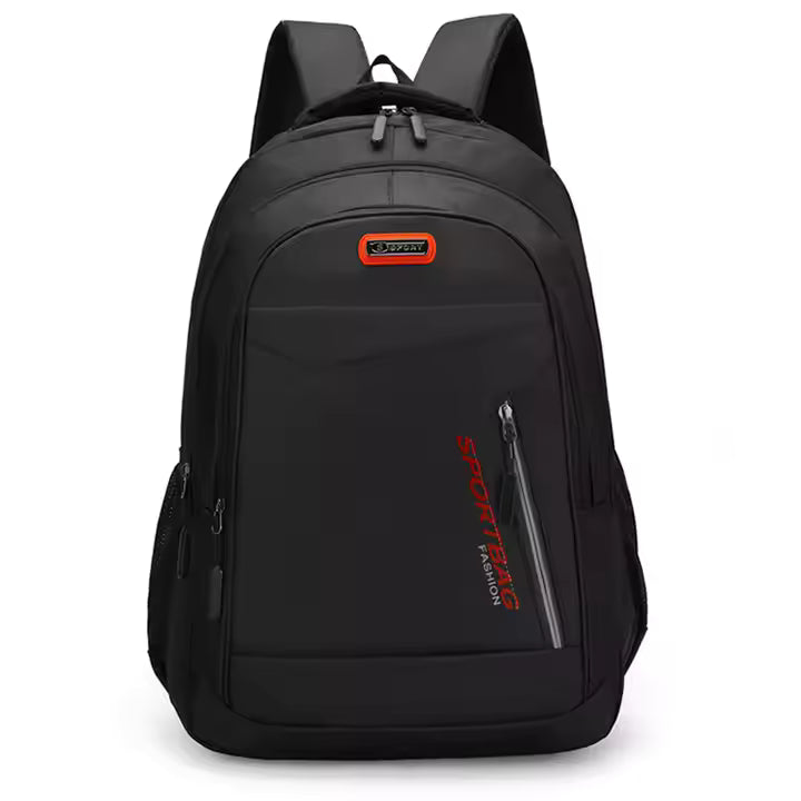 EZ W051 15.6″ Lightweight Waterproof Nylon Backpack – Multi-Functional Hiking, Travel & School Bag – Red (EXP023)