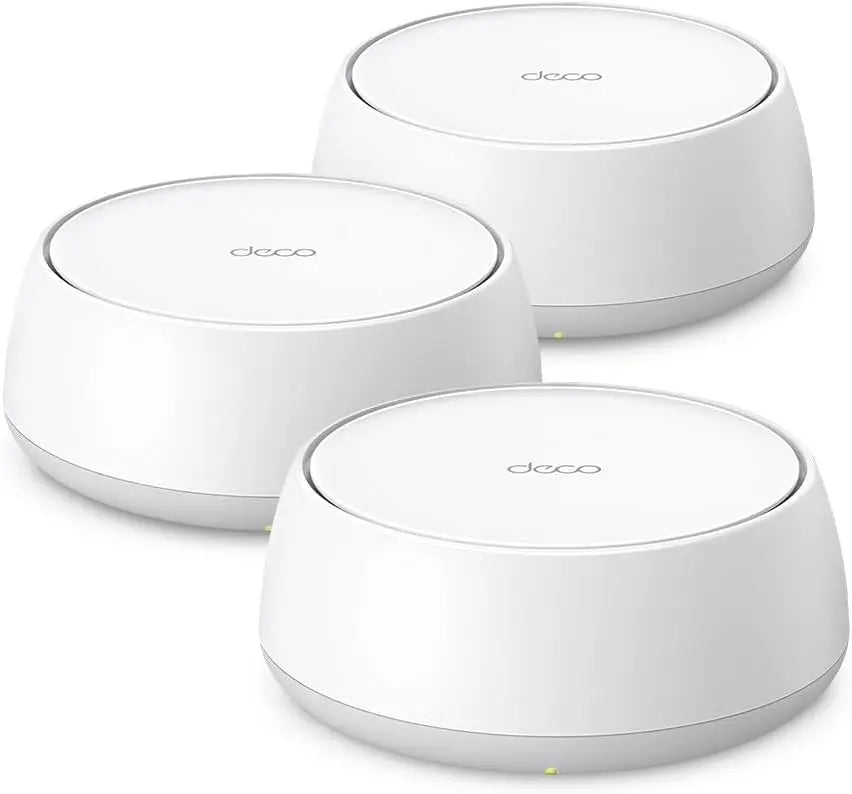 TP-Link Deco BE25 BE3600 WiFi 7 Mesh System (3-Pack) – 3.6 Gbps Dual-Band, 2× 2.5G Ports, MLO, AI Roaming, HomeShield Security, 4K-QAM, Seamless Coverage for 150+ Devices