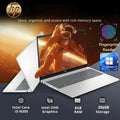 HP 15-fd0133wm : Intel Core i3-N305 | 8GB DDR4 RAM ; 256GB SSD | 15.6 inch FHD IPS Display | Intel® UHD Graphics | Full-size Keyboard | Windows 11 | FingerPrint Reader | Natural Silver