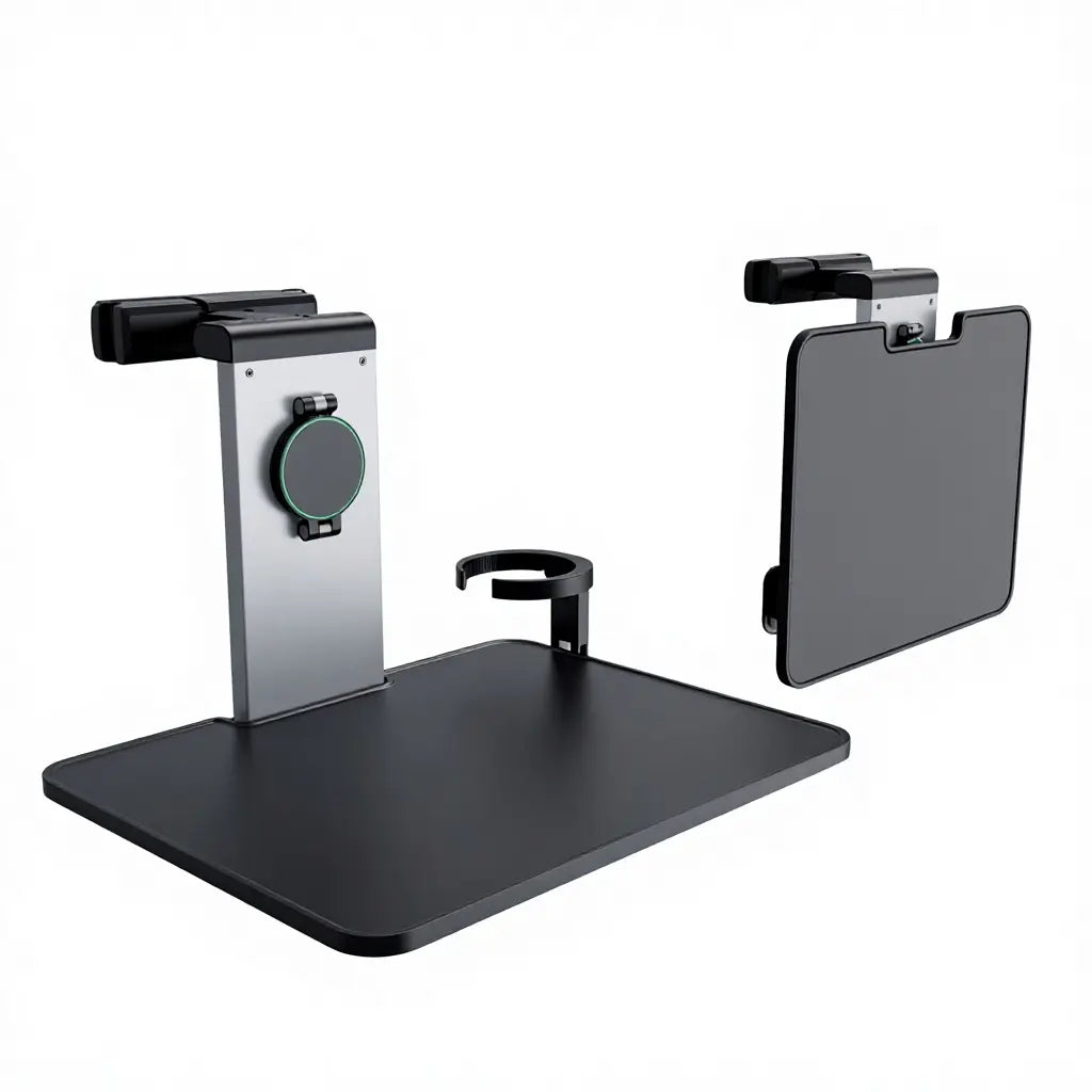 rear-car-seat-tray-table-universal-fit-foldable-stand-with-cup-holder-magsafe-mount-metal-frame-stur