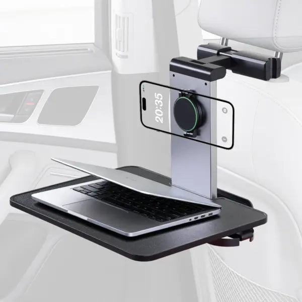 rear-car-seat-tray-table-universal-fit-foldable-stand-with-cup-holder-magsafe-mount-metal-frame-stur