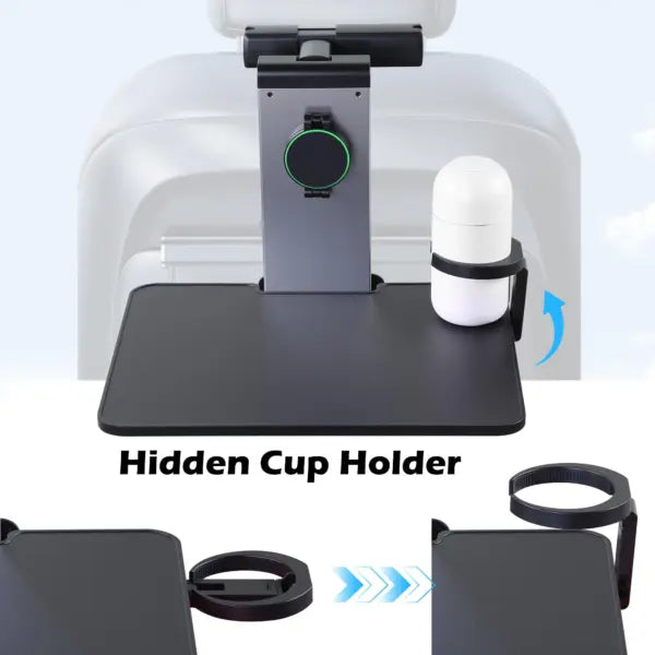 rear-car-seat-tray-table-universal-fit-foldable-stand-with-cup-holder-magsafe-mount-metal-frame-stur