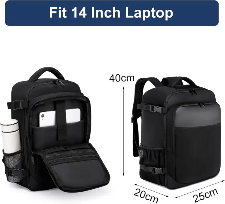 cabin-backpack-with-usb-charging-port-40x20x25cm-20l-14-inch-laptop-fit-under-seat-carry-on-anti-the