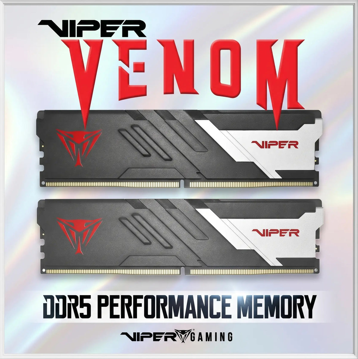 Patriot Viper Venom DDR5 RAM 16GB (1x 16GB) 6000MT/s CL30 1.35V UDIMM Desktop Gaming Memory , Intel XMP 3.0 Ready , AMD EXPO Compatible | BLACK ~ PVV516G60C30