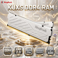 KINGBANK 16GB DDR4 3200MHz RAM, Single-Channel Desktop Memory 1.35V CL16, XMP2.0 Overclocking , AMD Compatible, Hynix Chip, Aluminum Heatsink, KJXS Series | SILVER ~ K5.01.FP049D7201