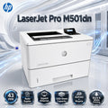 HP LaserJet Pro M501dn ” BLACK & WHITE” Network Printer, 43 PPM, Automatic Duplex, Gigabit Ethernet, USB 2.0, 1200-Sheet Expandable Input, AirPrint And Mopria | WHITE