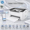 HP Laser 108w Wireless Mono (BLACK & WHITE ) Laser Printer, A4, USB 2.0 & Wi-Fi, 20 ppm, 1200 dpi, 150-Sheet Input, Manual Duplex, Mobile Printing, Compact Business Design | WHITE ~ 4ZB80A