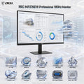 MSI PRO MP276E18 27-Inch FHD 180Hz IPS Business Monitor, 1ms MPRT, HDR Ready, Adaptive-Sync, EyesErgo, HDMI 2.0b, VGA, 108.58% sRGB, Tilt Adjustment, VESA 100 × 100mm