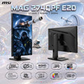 MSI MAG 274QPF E20 27-Inch WQHD Rapid IPS Gaming Monitor – 200Hz, 0.5ms GtG, DisplayHDR 400, FreeSync Premium, USB-C, HDMI 2.0b, DP 1.4a, AI Vision, 95% DCI-P3, 4-Way Adjustable Stand