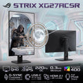ASUS ROG Strix XG27ACSR 27-Inch QHD Fast IPS Monitor – 220Hz OC, 0.3ms Min, DisplayHDR 400, G-SYNC Compatible, FreeSync Premium, HDMI 2.1, DP 1.4 DSC & USB-C 15W