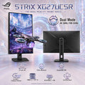 ASUS ROG Strix XG27UCSR 27-Inch 4K Fast IPS Dual-Mode Monitor – [4K 160Hz / FHD 324Hz] , 0.3ms Min, DisplayHDR 400, G-SYNC, FreeSync, HDMI 2.1, DP 1.4 & USB-C 15W