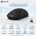 Attack Shark X3MAX Wireless Gaming Mouse – 49g, PAW3950MAX, 42,000 DPI, 750 IPS, 50G, 1000Hz, Tri-Mode, 200H Battery, Omron Optical Switches, PTFE Feet and Web Driver Support | BLACK