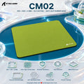 Attack Shark CM02 Green Esports Gaming Mousepad – 450 × 400 × 4mm, Ultra-High-Density Fiber, 5S Water & Stain Resistance, Stitched Edges and Anti-Slip Rubber Base