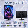 Samsung Odyssey G6 G60F 27″ QHD Gaming Monitor – IPS, 350Hz, 1ms GTG, DisplayHDR 400, FreeSync Premium, G-SYNC Compatible, HDMI 2.1 & DP 1.4, 4-Way Adjustable Stand | LS27FG606EUXXU