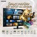 Samsung Smart Monitor M7 M70F 43-inch 4K UHD Smart Display – Tizen, Smart TV Apps, Gaming Hub, HDR10, USB‑C 65W, 20W Speakers, Wi‑Fi 5, Bluetooth 5.2 & Remote | LS43FM702UUXXU