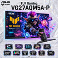 ASUS TUF Gaming VG27AQM5A-P 27″ QHD 300Hz Fast IPS Monitor , 0.3ms GTG , ELMB Sync , 95% DCI-P3 , HDR10 , G-SYNC Compatible , FreeSync Premium , Dual 2W Speakers , Gaming AI & Shadow Boost | No Stand Included