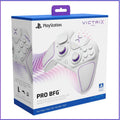 Victrix Pro BFG Wireless Controller –  PS5/PS4/PC, 2.4GHz + USB-C Wired, 20H Battery, 5ms, Modular Fightpad, 4 Back Buttons & 5-Stop Triggers | OPEN-BOX WHITE FULL KIT + HARD POUCH