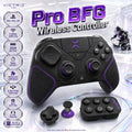 Victrix Pro BFG Wireless Controller –  PS5/PS4/PC, 2.4GHz + USB-C Wired, 20H Battery, 5ms, Modular Fightpad, 4 Back Buttons & 5-Stop Triggers | OPEN-BOX BLACK FULL KIT + HARD POUCH
