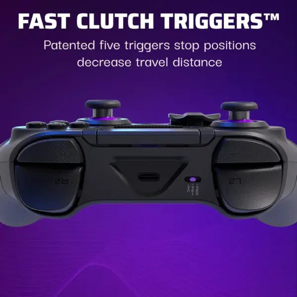 Victrix Pro BFG Wireless Controller –  PS5/PS4/PC, 2.4GHz + USB-C Wired, 20H Battery, 5ms, Modular Fightpad, 4 Back Buttons & 5-Stop Triggers | OPEN-BOX BLACK FULL KIT + HARD POUCH