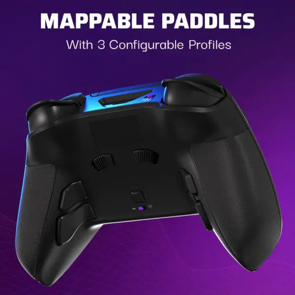Victrix Pro BFG Wireless Controller –  PS5/PS4/PC, 2.4GHz + USB-C Wired, 20H Battery, 5ms, Modular Fightpad, 4 Back Buttons & 5-Stop Triggers | OPEN-BOX BLACK FULL KIT + HARD POUCH