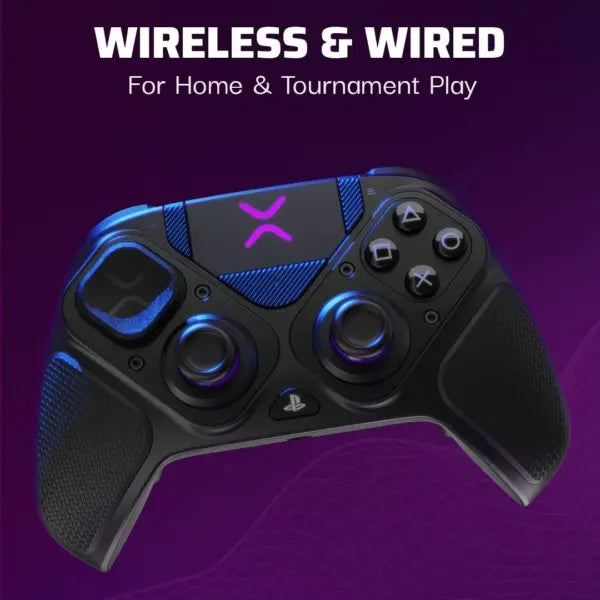 Victrix Pro BFG Wireless Controller –  PS5/PS4/PC, 2.4GHz + USB-C Wired, 20H Battery, 5ms, Modular Fightpad, 4 Back Buttons & 5-Stop Triggers | OPEN-BOX BLACK FULL KIT + HARD POUCH