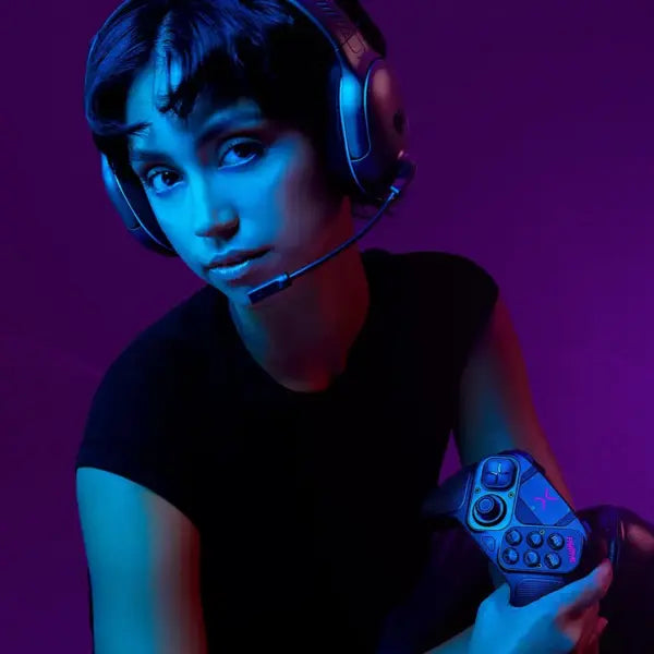 Victrix Pro BFG Wireless Controller –  PS5/PS4/PC, 2.4GHz + USB-C Wired, 20H Battery, 5ms, Modular Fightpad, 4 Back Buttons & 5-Stop Triggers | OPEN-BOX BLACK FULL KIT + HARD POUCH