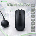 Razer Viper V4 Pro Wireless Esports Gaming Mouse: Symmetrical, 49g Lightweight, 8K Polling, 50K DPI Optical Sensor, Gen-4 Optical Switches, 6 Programmable Controls, HyperSpeed Wireless | BLACK