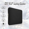 S77 15.6-Inch Black Laptop Sleeve – Slim Protective Carrying Case With Full-Zip Closure and Dual Zipper Pulls – BAD-SLEEVE-S77