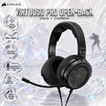 Used CORSAIR VIRTUOSO PRO Open-Back Wired Gaming Headset – 50mm Graphene Drivers, 20Hz–40kHz, Detachable Uni-Directional Mic & Elgato Wave Link Support