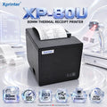 Xprinter XP-80U 80mm Thermal Receipt Printer With 200 mm/s Print Speed, 203 DPI Resolution, USB + LAN Ethernet Connectivity & Automatic Cutter for POS