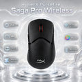 HP HyperX Pulsefire Saga Pro Wireless Gaming Mouse – 26K DPI, 4K Polling, Optical Switches, Modular Design, Dual Wireless, RGB, 90-Hour Battery