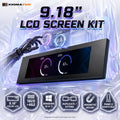XIGMATEK 9.18-Inch Magnetic LCD Screen Kit for Pano II and Pano II Air, 1920 × 462 Full HD+ Resolution, Windows 10/11 Duplicate or Extend Display Support – Black