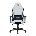 APEX SEAT AXE Ergonomic Gaming Chair – Textile Fabric, 4D Armrests, 90°–135° Recline, Class 4 Gas Lift, Headrest & Lumbar Cushions, Metal Frame, 60 mm PU Casters | GREY & BLACK